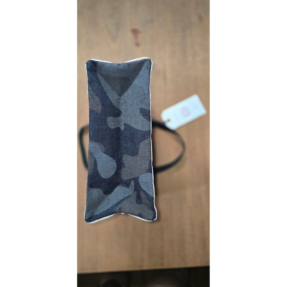 APOLIS woven natural handbag gray camo black woven natural all that jazz M NWT - Picture 10 of 12